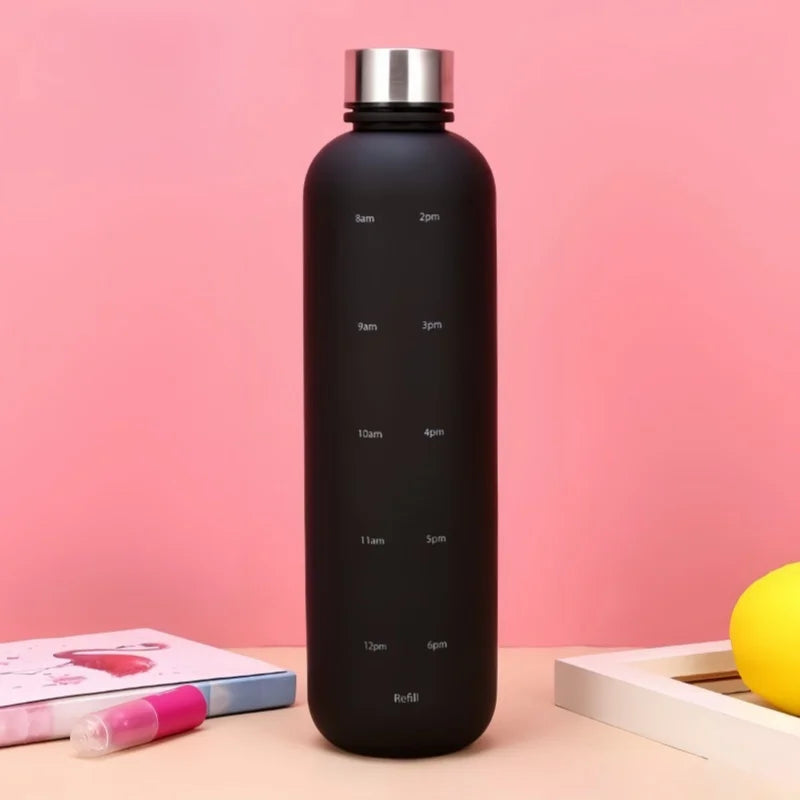 1000ml Gradient Sports Water Bottle Motivational Fitness Hydration Cup - 10