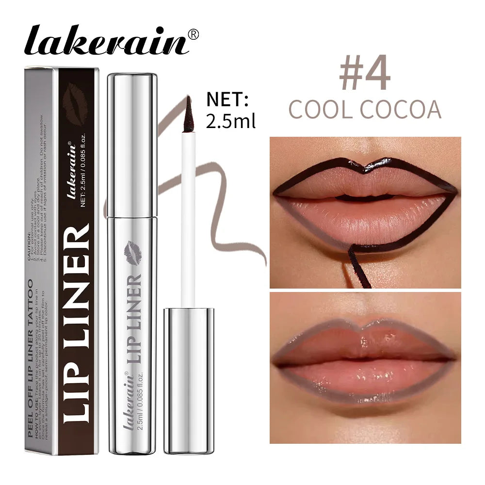Peel Off Lip Liner Tattoo Stain Long Lasting Waterproof Lip Tint