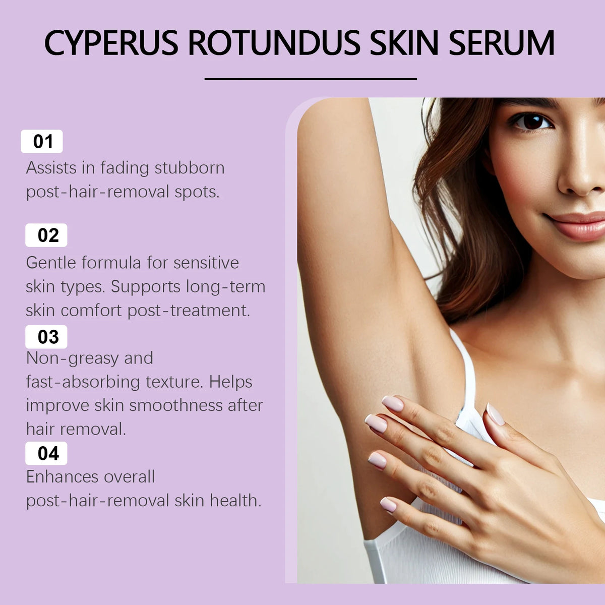 Cyperus Rotundus Skin Serum Hair Regrowth Redness Relief Essence