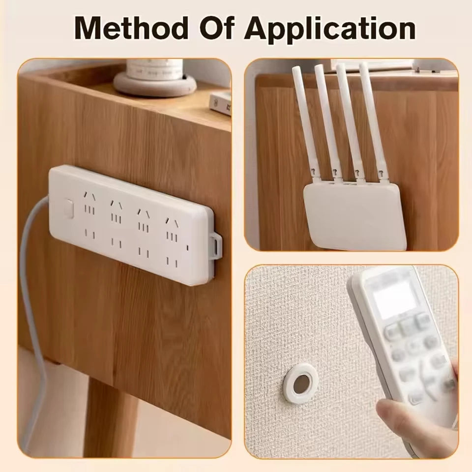 Magnetic Remote Control Holder Wall Mount Storage Hook for Home