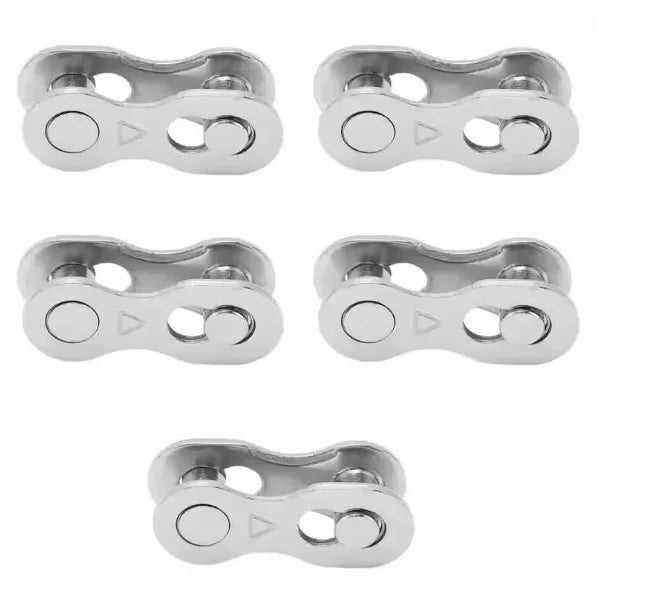 5 Pair Gold Bicycle Chain Quick Link Connector for 6 to 12 Speed Bikes