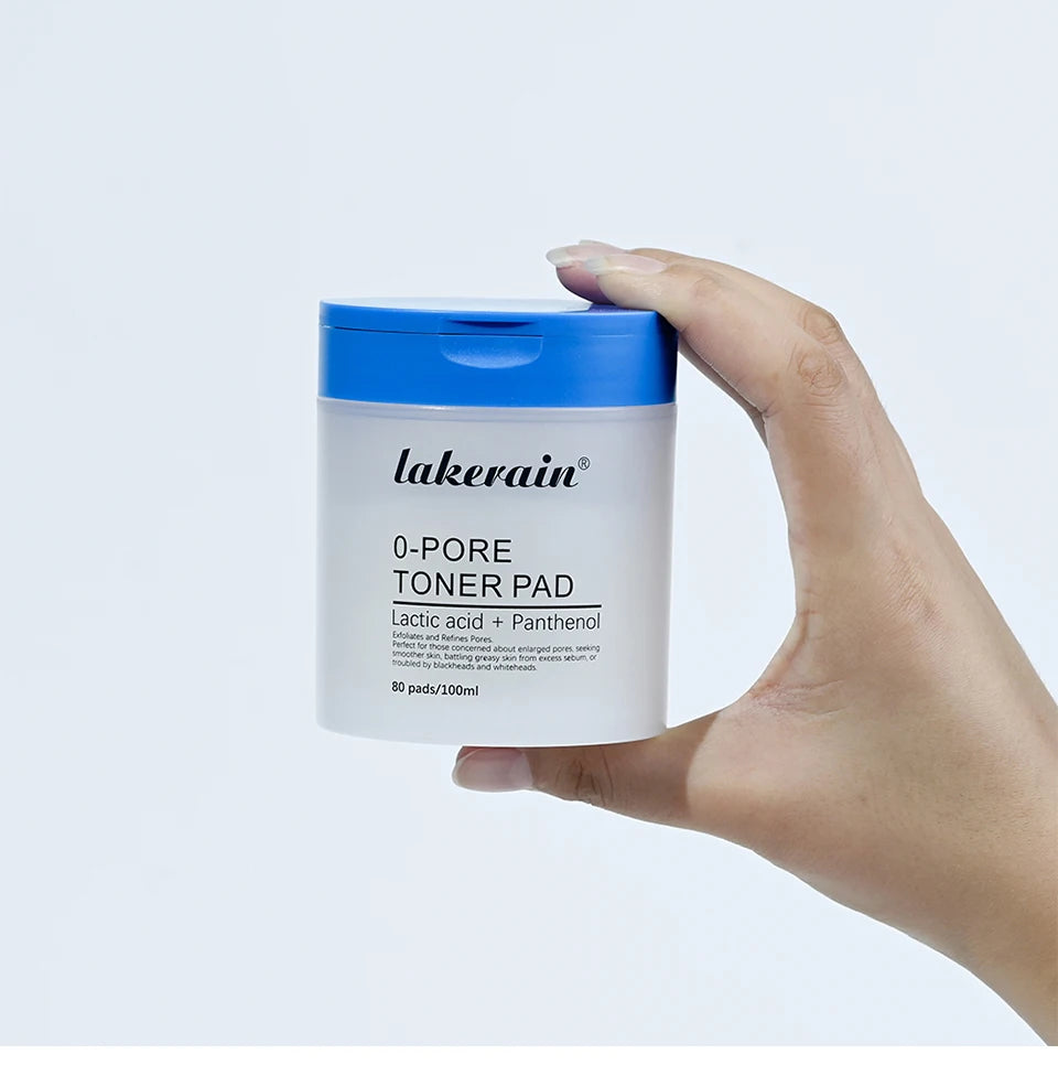 Lakerain Pore Toner Pad and Pink Peptide Facial Serum Skincare Set - 18