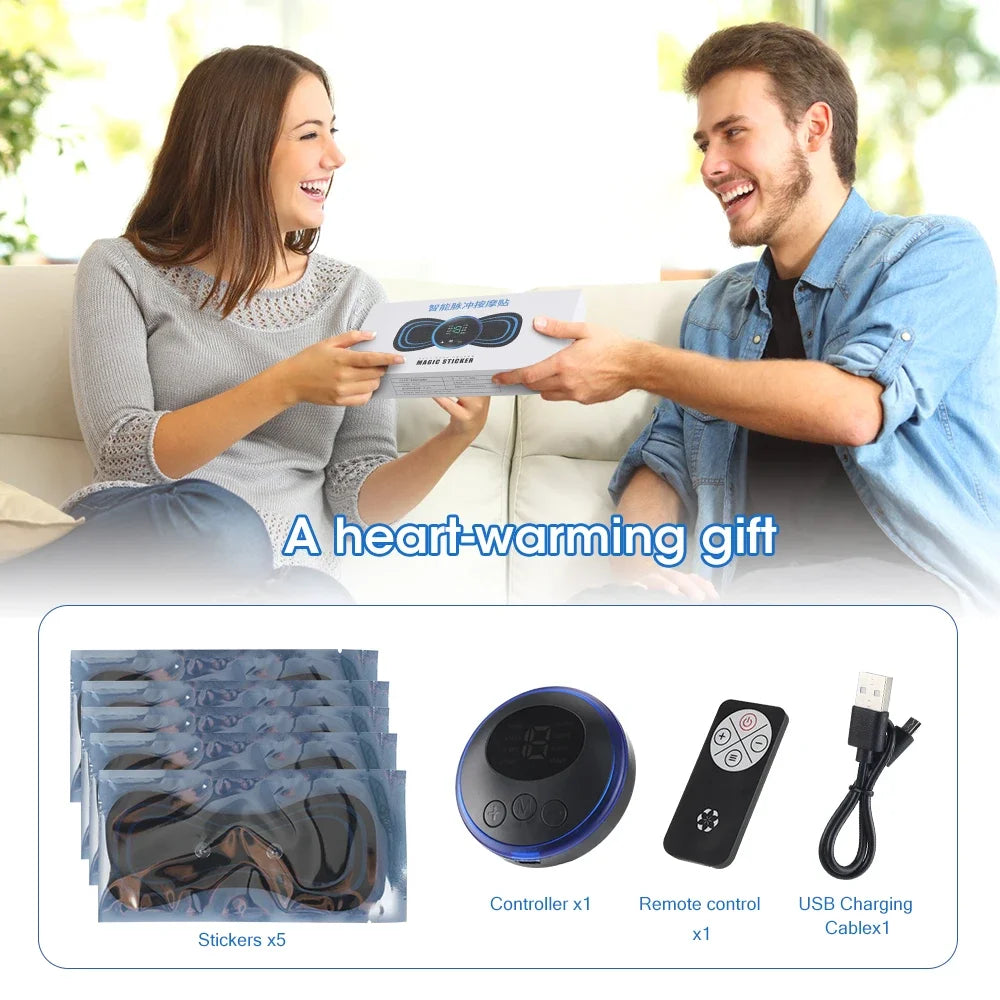 Smart Electric Neck Massager Portable Cervical Massage Patch Tool - 6