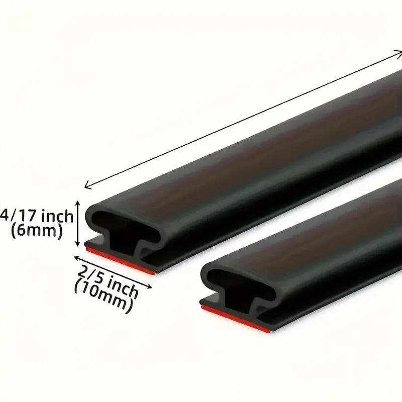 Adhesive Door Window Sealing Strip Soundproof Weatherproof Rubber Seal