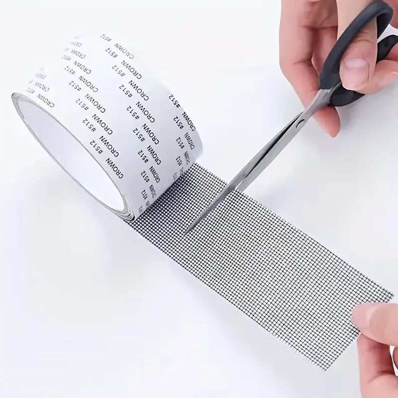 Screen Repair Tape - Window Mesh Patch Kit for Holes and Tears