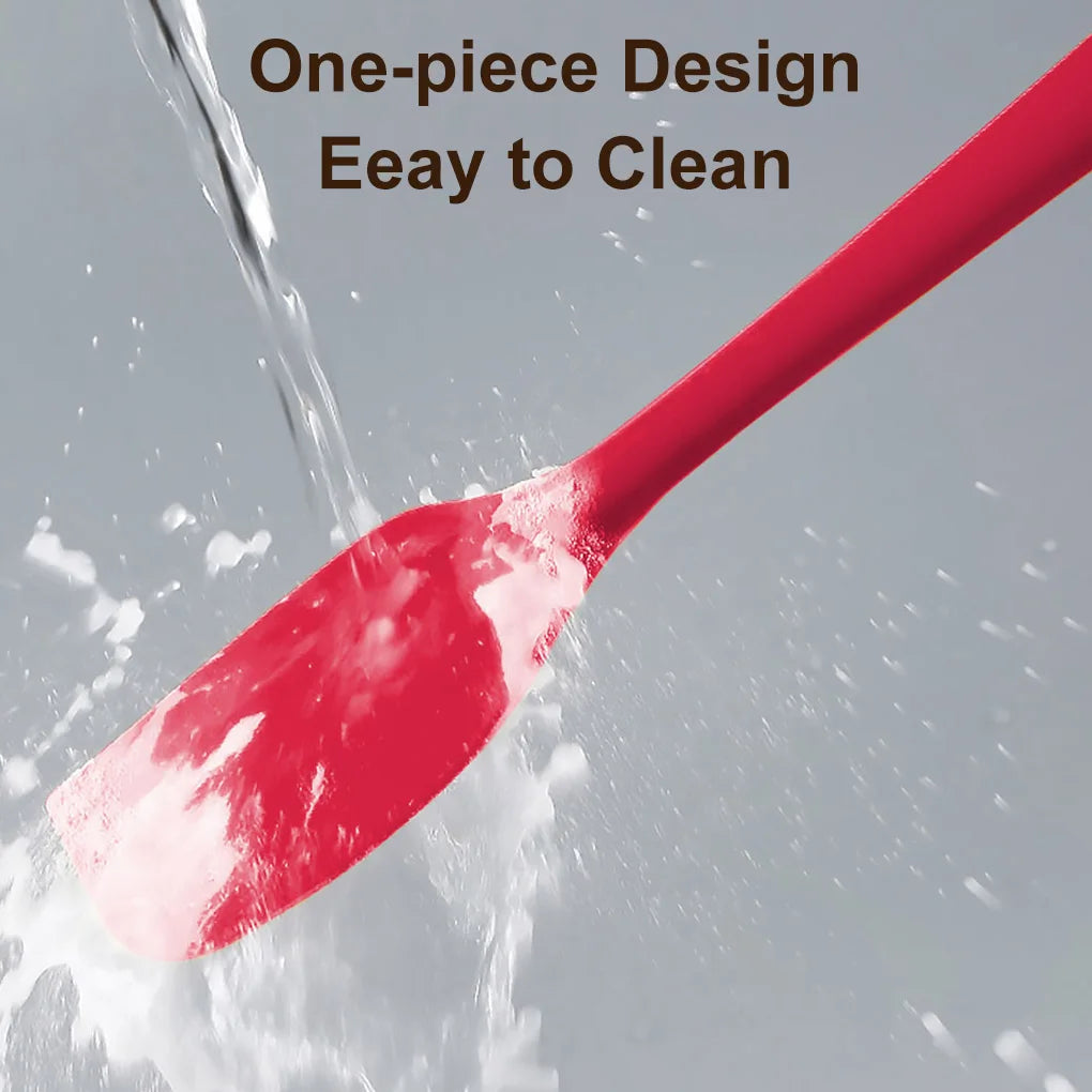 Silicone Spatula Set Non-Stick Heat-Resistant Cake Baking Scrapers