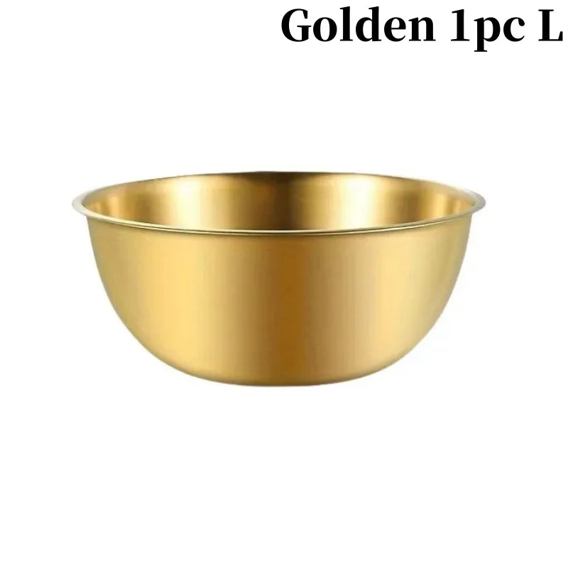 Stainless Steel Mixing Bowl Set - Nesting Salad & Kitchen Prep Basin - 20