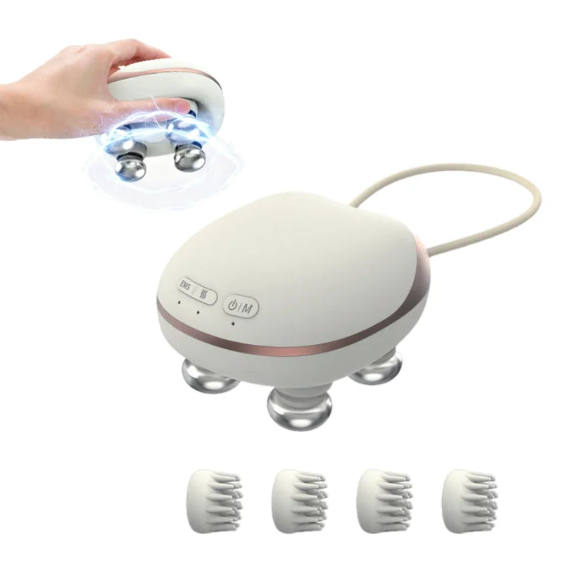 Cordless EMS Scalp Massager Electric Head Massager Body Scratcher
