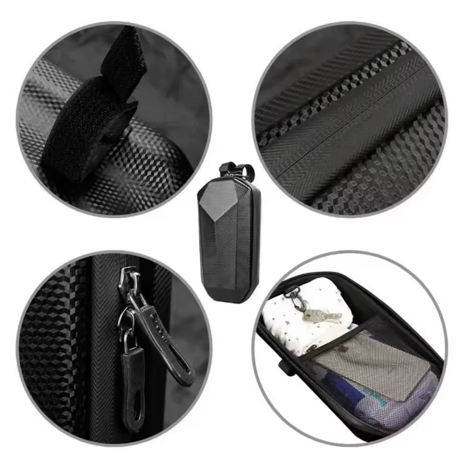 Waterproof Electric Scooter Bag Hard Shell Handlebar Storage Pouch 3L 4L