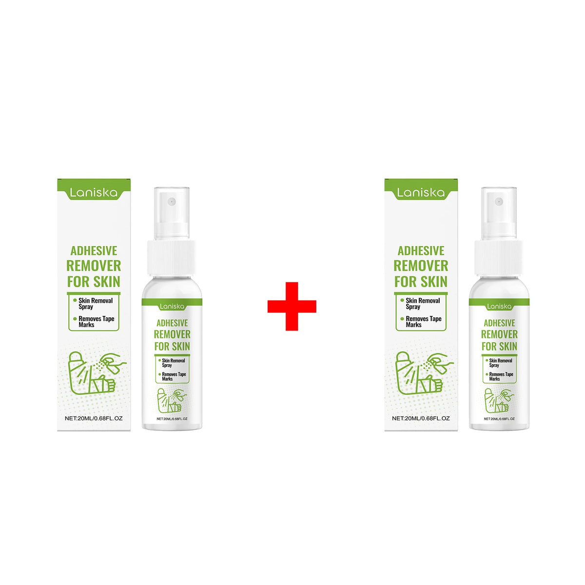 Gentle Adhesive Remover Spray for Skin Tape Marks