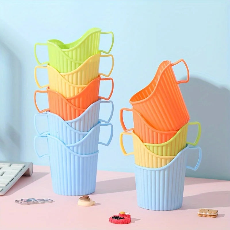 Reusable Disposable Paper Cup Holder Anti Scalding Sleeve Set - 8