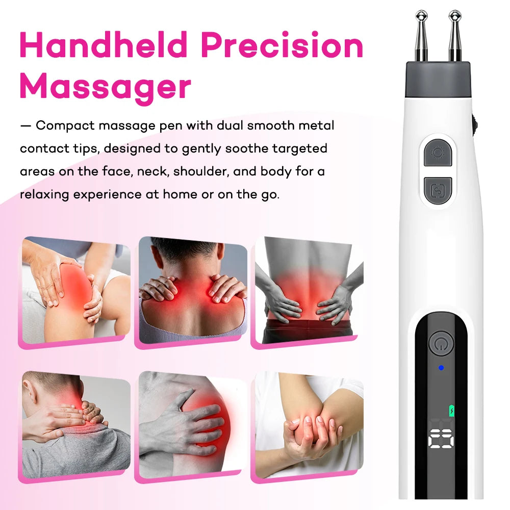 Multifunctional Electric Double Head Meridian Massage Pen