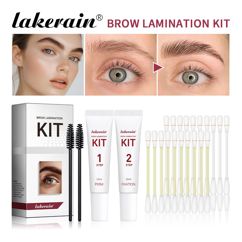 Lakerain Brow Lamination Kit Semi-Permanent Eyebrow Lift Set