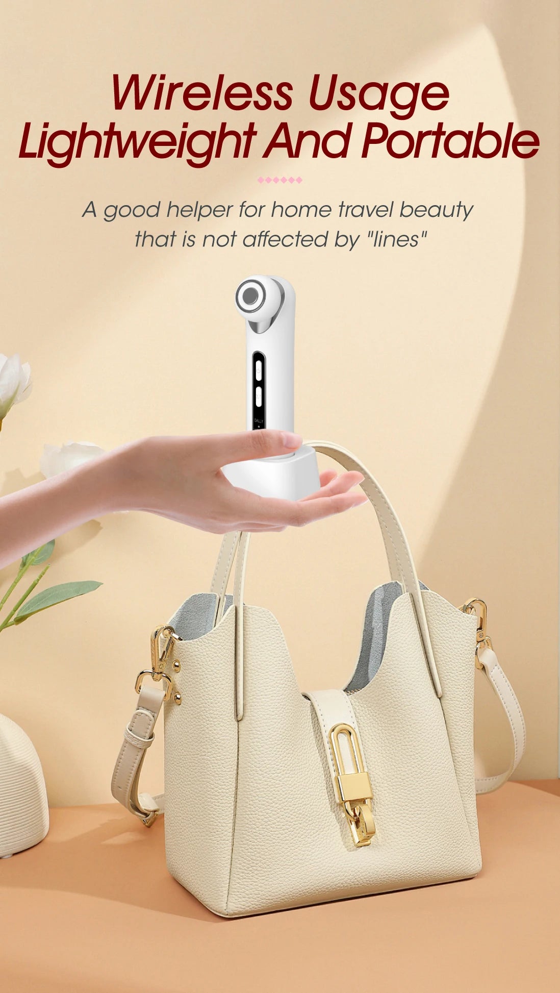 LED Photon Eye Facial Massager Eye Beauty Wand - 14