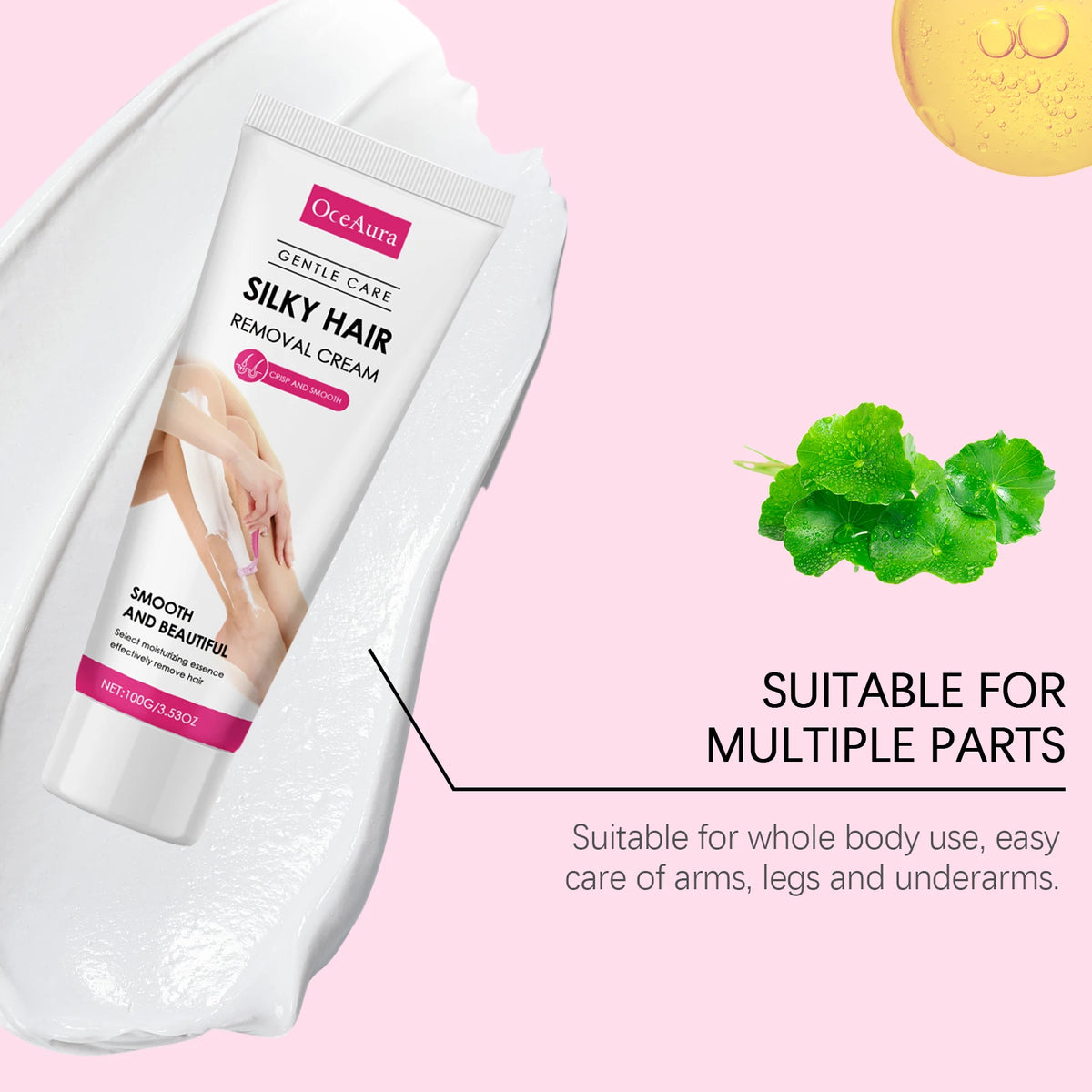 Body Hair Removal Cream Intimate Depilatory Shaving Care Oil