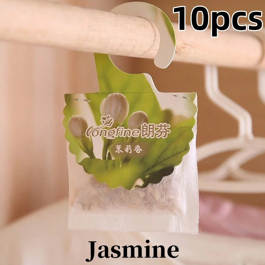 5 10 Pack Wardrobe Hanging Sachets Air Freshener Closet Odor Eliminator - 20