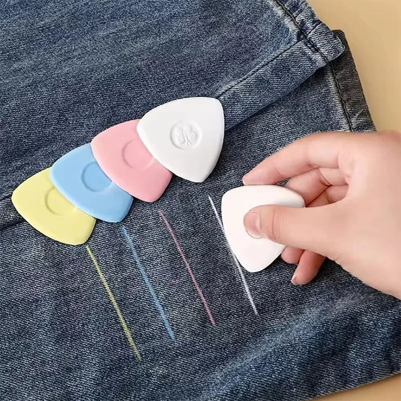 Triangle Tailors Chalk Set Erasable Fabric Marker for Sewing Quilting