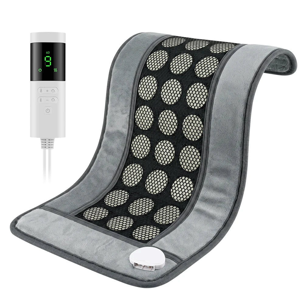 Electric Jade Stone Heating Pad Soft Warm Mat - 17