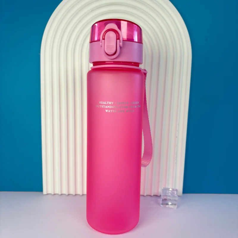 Leak Proof Sports Water Bottle BPA Free Portable Hiking Gym Jug - 18