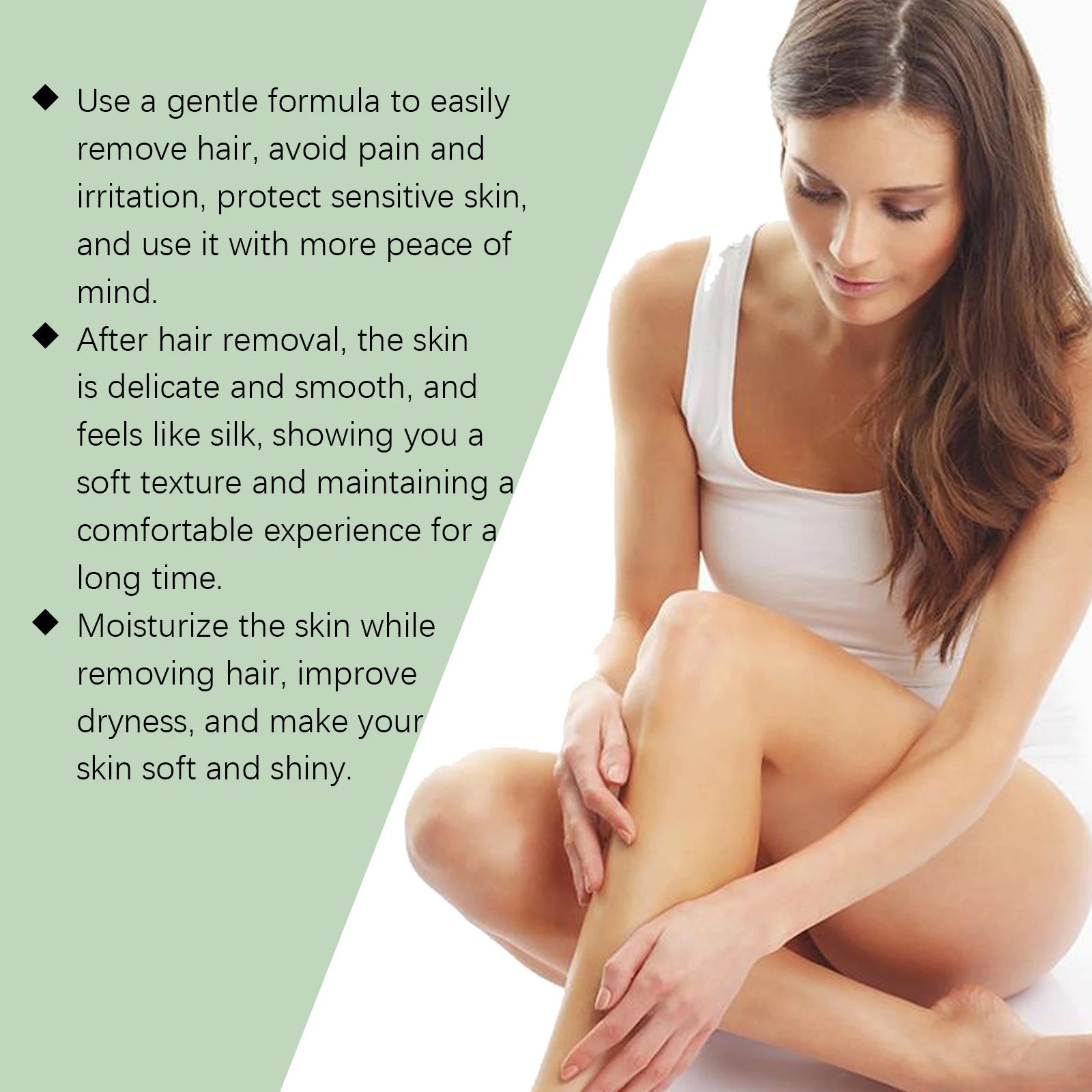 Aloe Vera Hair Removal Cream Painless Depilatory Cream for Smooth Skin - 11