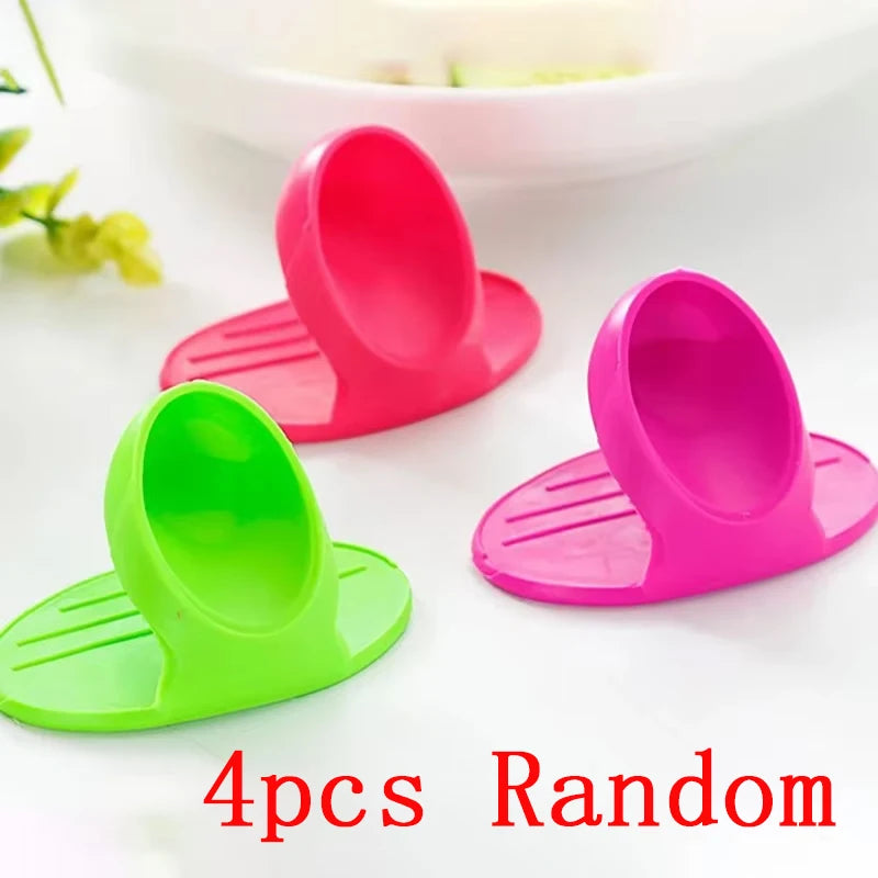 Silicone Finger Covers Heat Resistant Oven Mitts Kitchen Grips 2 Pack