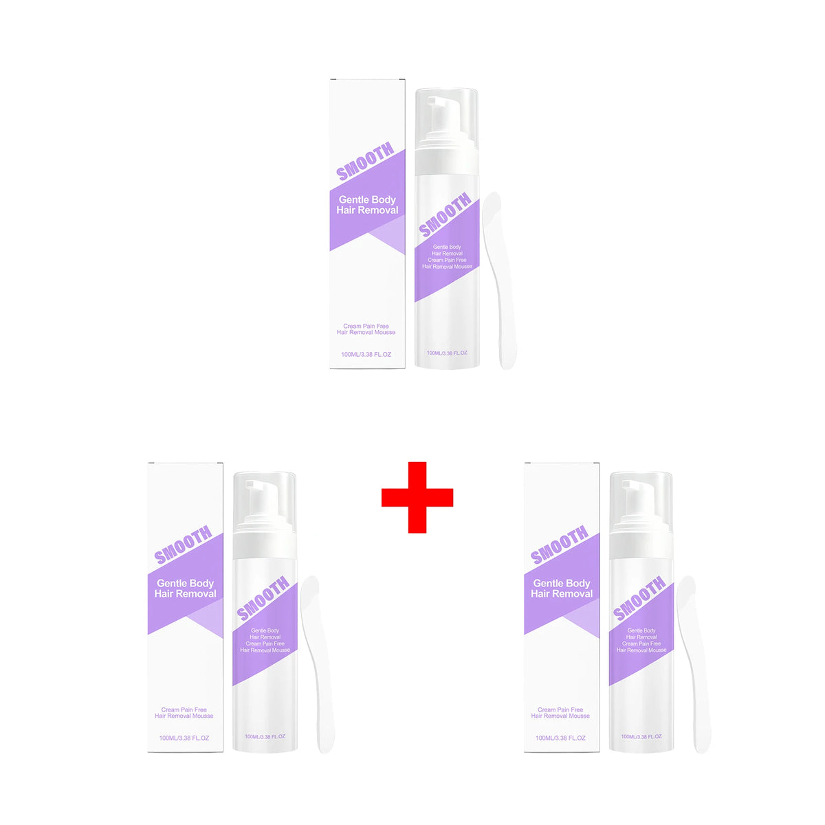 Painfree Hair Removal Mousse Depilatory Foam for Smooth Skin