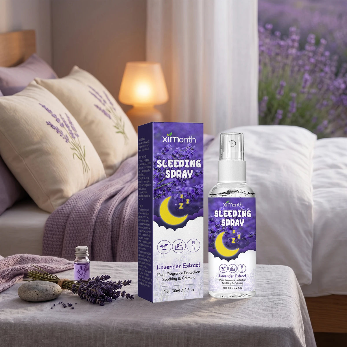 Lavender Sleeping Spray Calming Sleep Aid & Anxiety Relief Mist