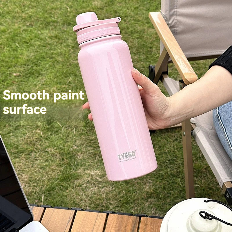TYESO Stainless Steel Vacuum Insulated Water Bottle Travel Flask - 4