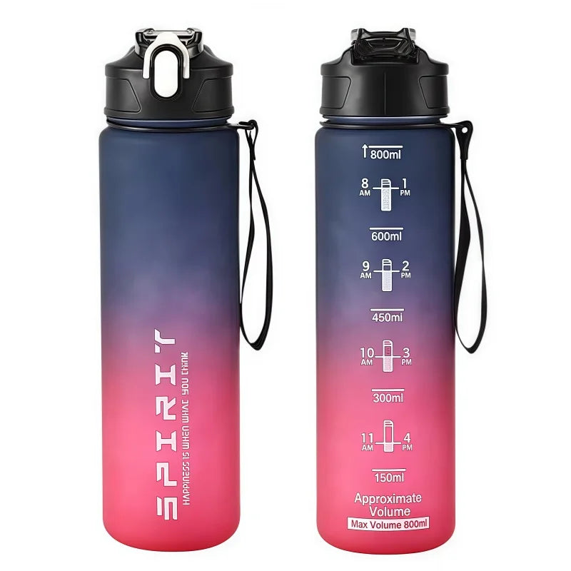 750ml Leak Proof Sports Water Bottle Portable Fitness Gym Jug - 8