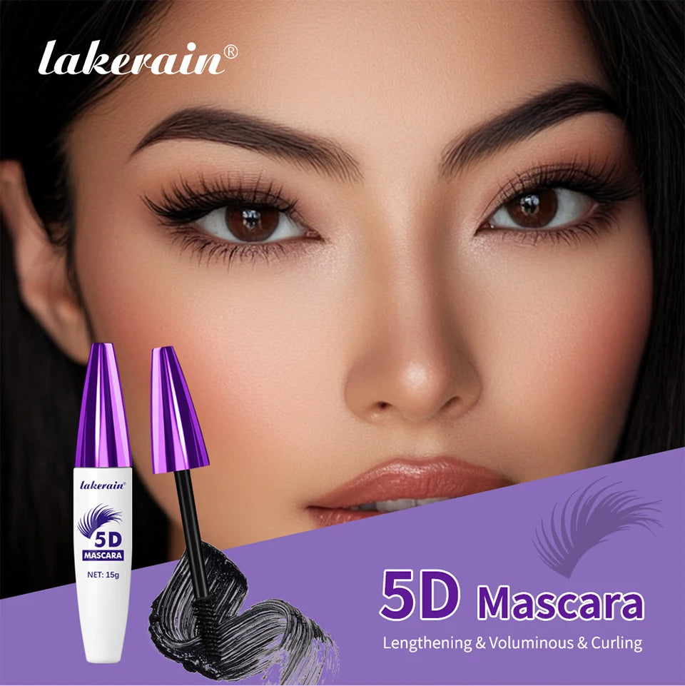 5D Waterproof Lengthening Mascara Volumizing Eyelash Cosmetics - 7