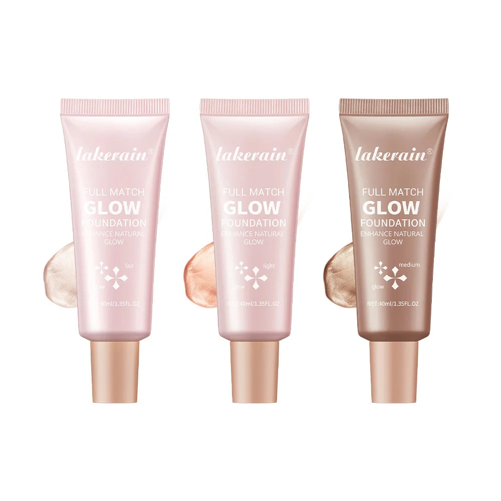 Glowing Liquid Foundation Moisturizing Highlighter Makeup Base - 35