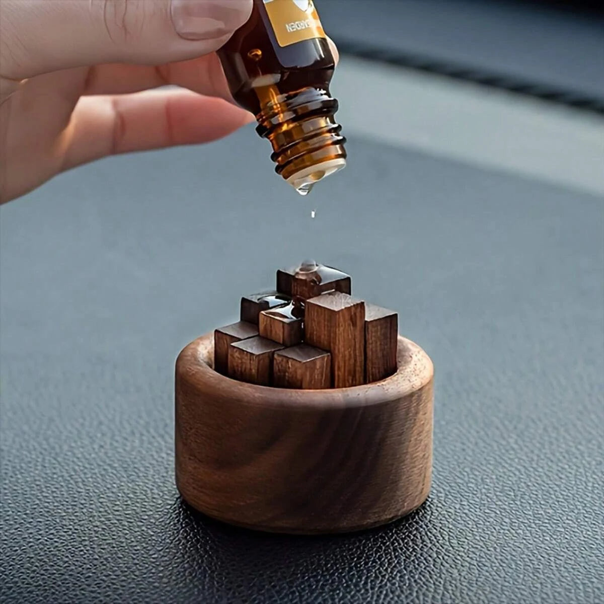 Wooden Essential Oil Diffuser Portable Aromatherapy Stick Dispenser - 1