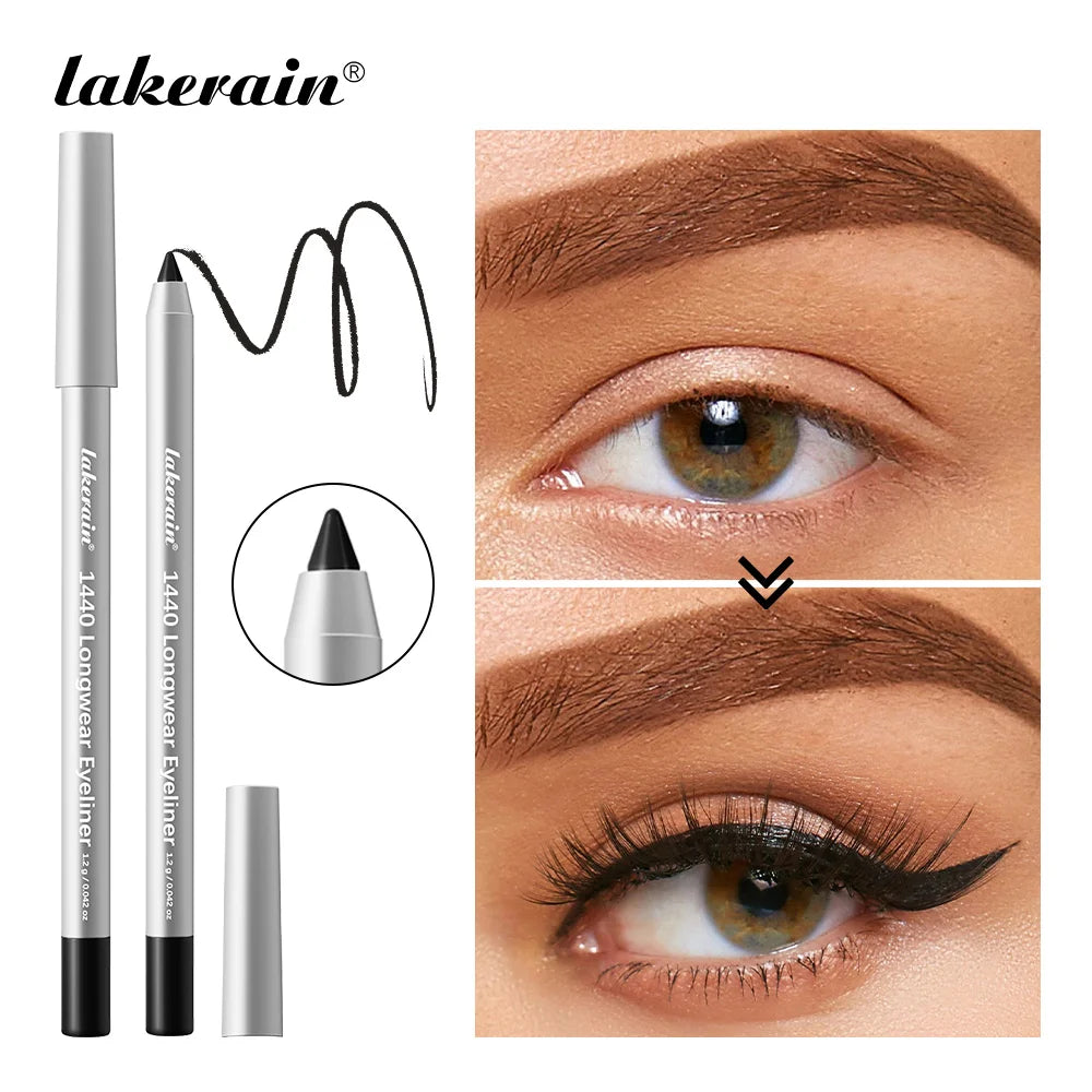 Waterproof Eyeliner Pencil Long Lasting Smudge Proof Makeup - 4