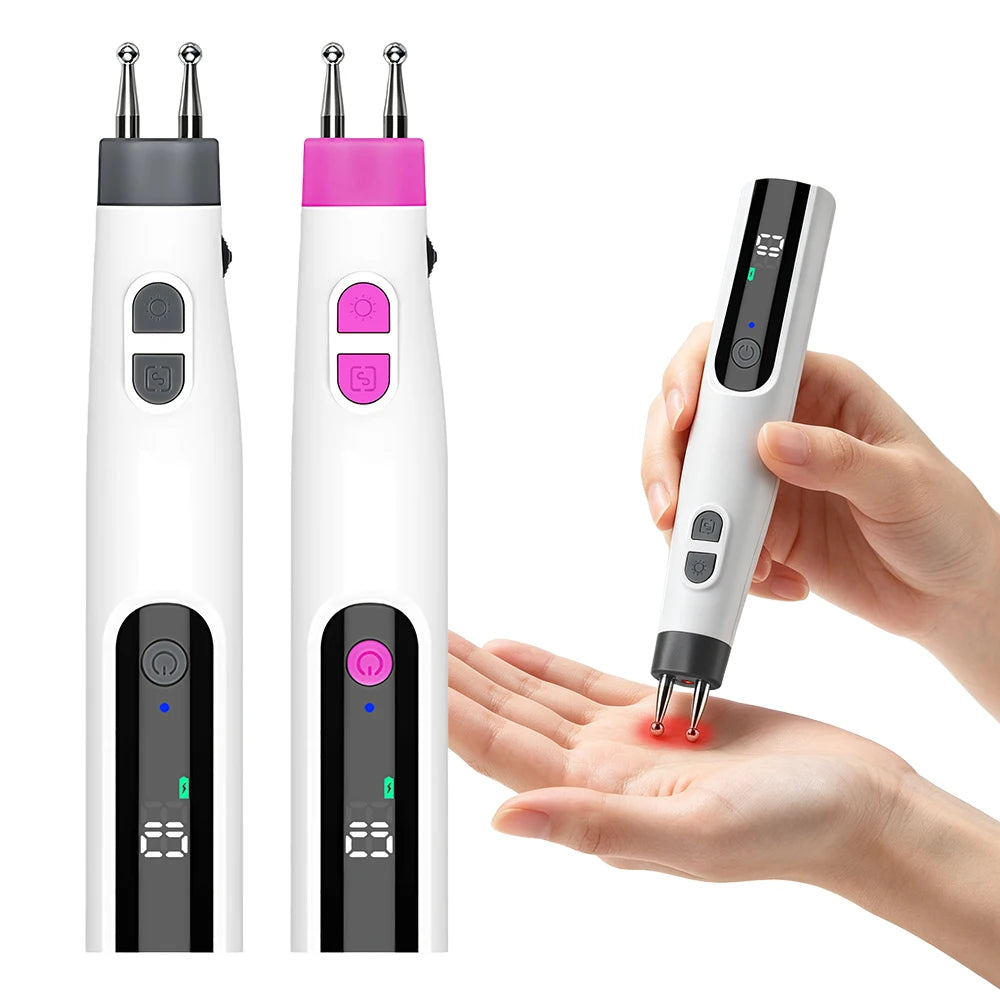 Multifunctional Electric Double Head Meridian Massage Pen - 1