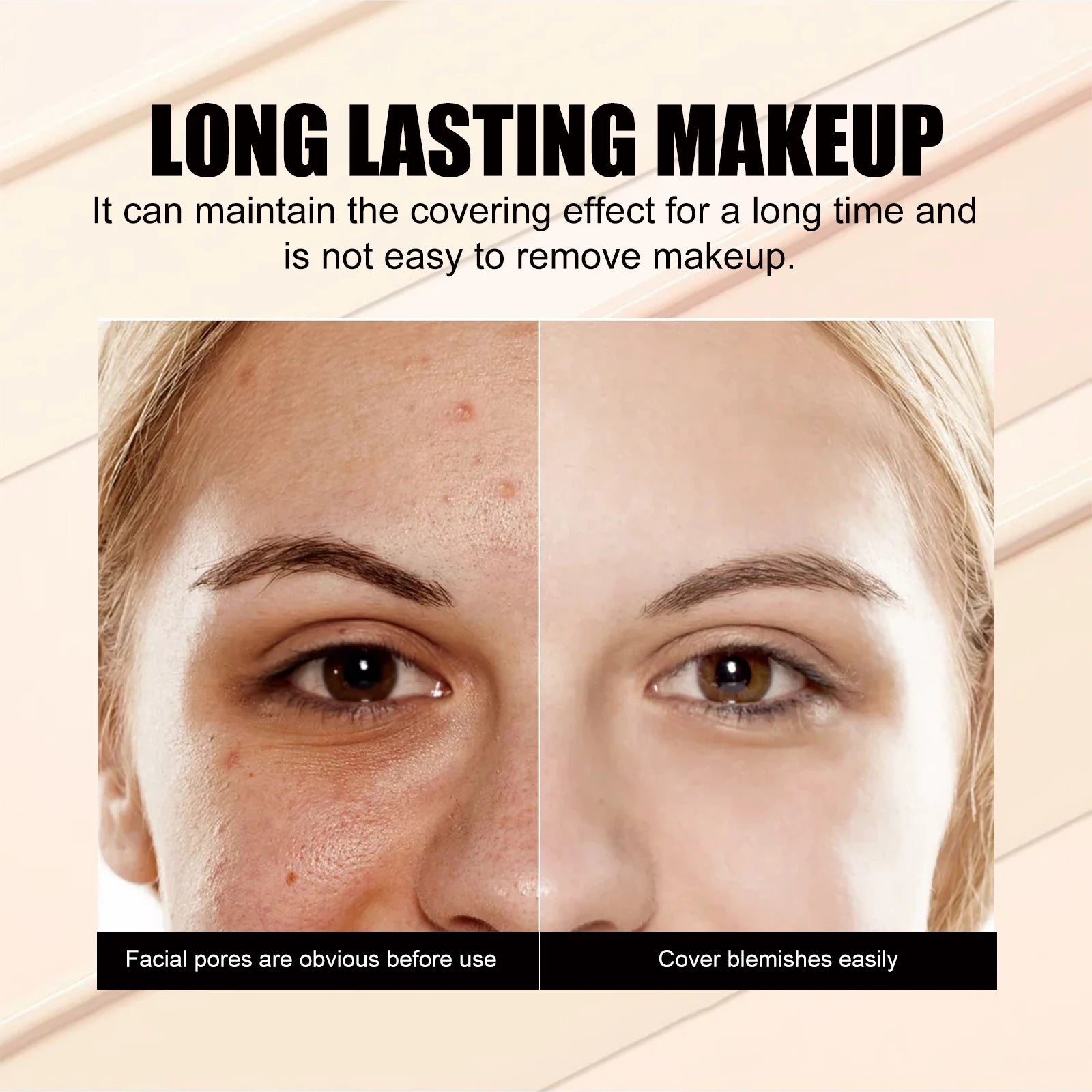 3-Color Cream Concealer Palette Dark Circle Correcting Makeup - 9