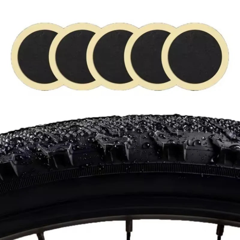 Bicycle Tire Repair Patches Glue Free Inner Tube Puncture Fix Kit