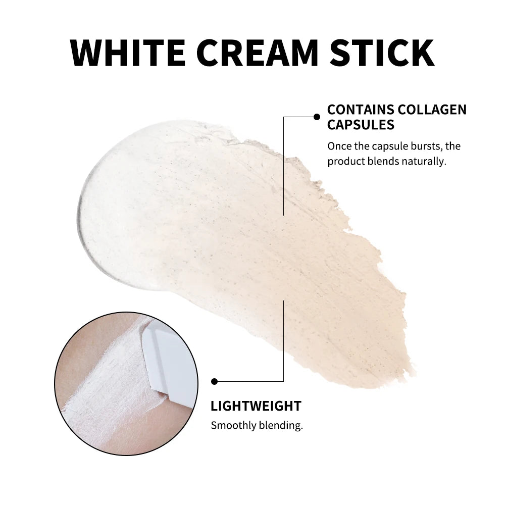 Lakerain Color Changing Foundation Stick Dual-Ended Concealer Makeup - 6