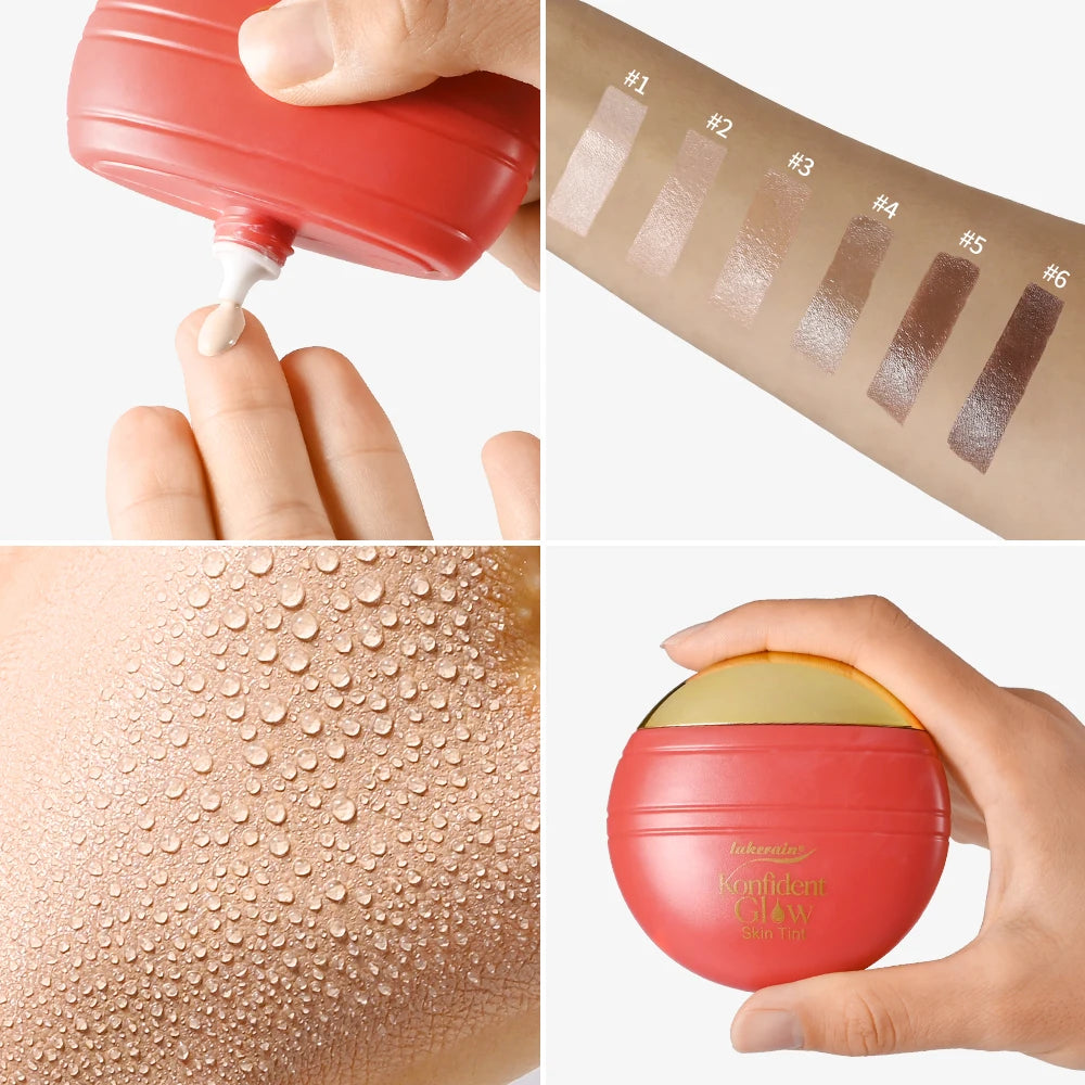 Hydrating Glow Skin Tint Liquid Foundation Makeup Base - 5