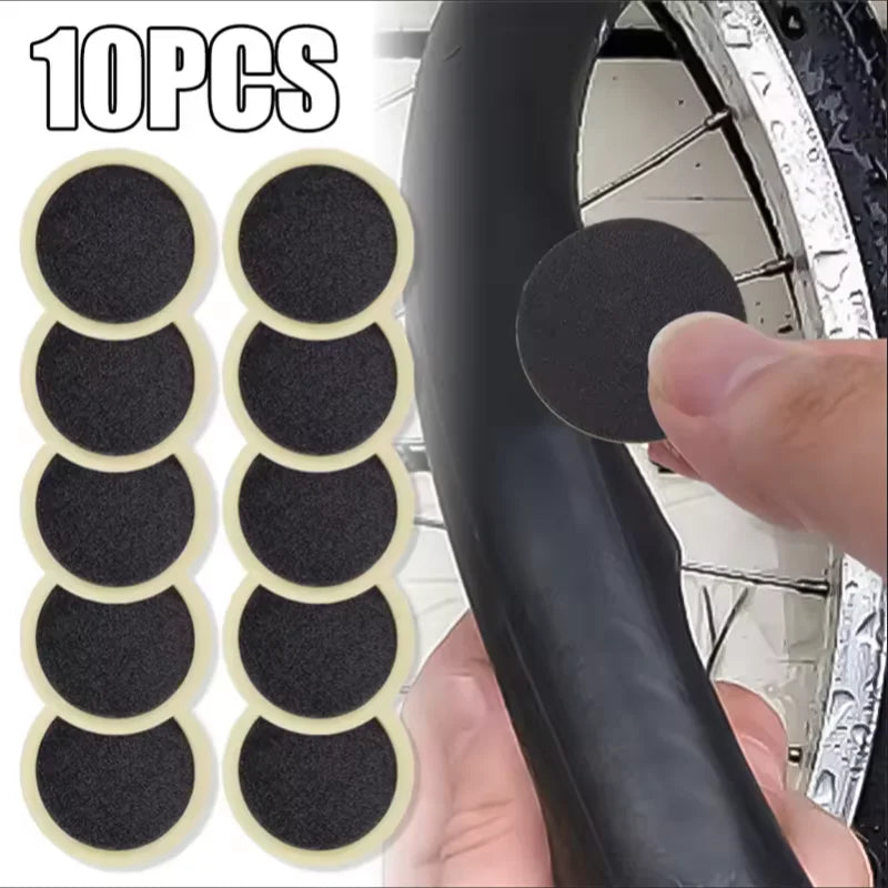 Bicycle Tire Patches Glue-free Bike Inner Tube Repair Kit 10-100pcs