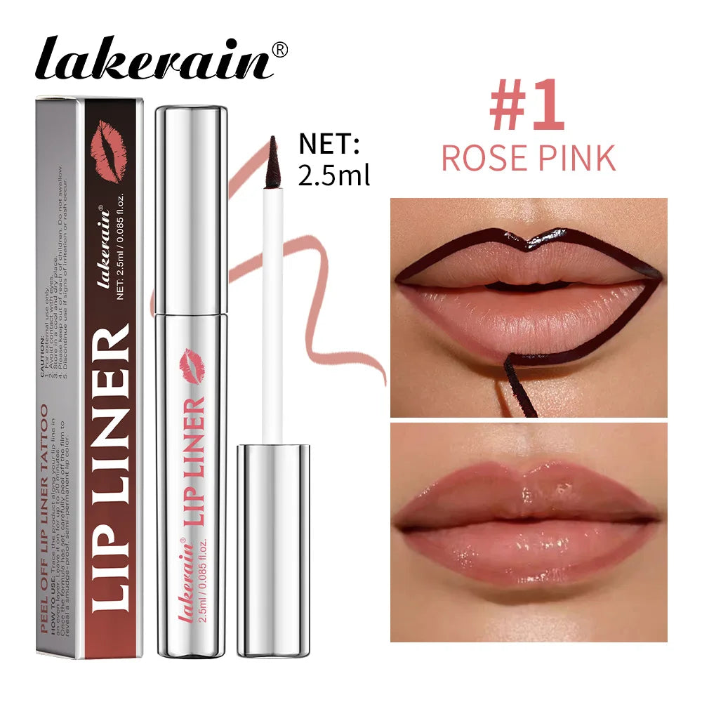 Peel Off Lip Liner Tattoo Stain Long Lasting Waterproof Lip Tint - 28