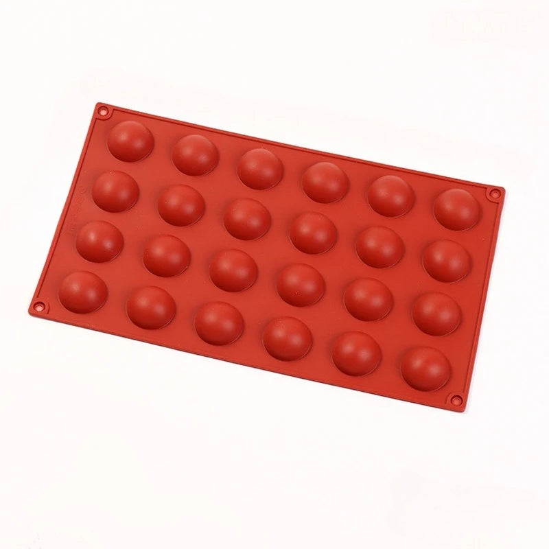 Silicone Semi Sphere Mold Half Ball Baking Tray for Chocolate Mousse