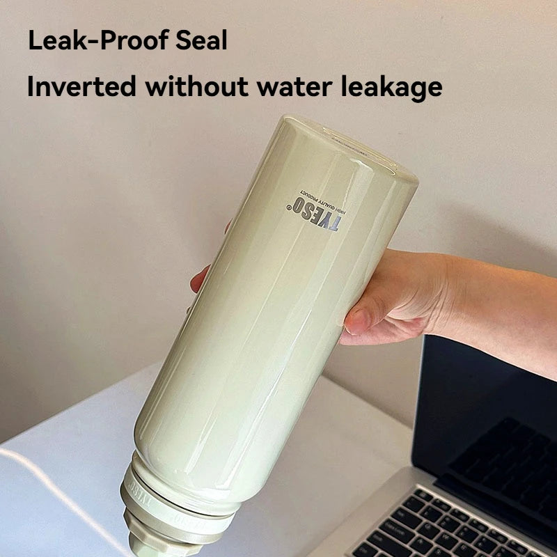 TYESO Stainless Steel Vacuum Insulated Water Bottle Travel Flask - 5