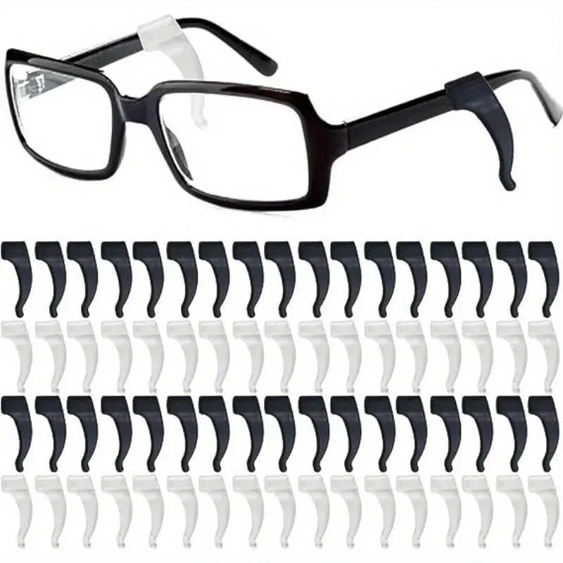 20Pcs Silicone Eyeglass Ear Grips Anti-Slip Glasses Temple Tip Holders - 7