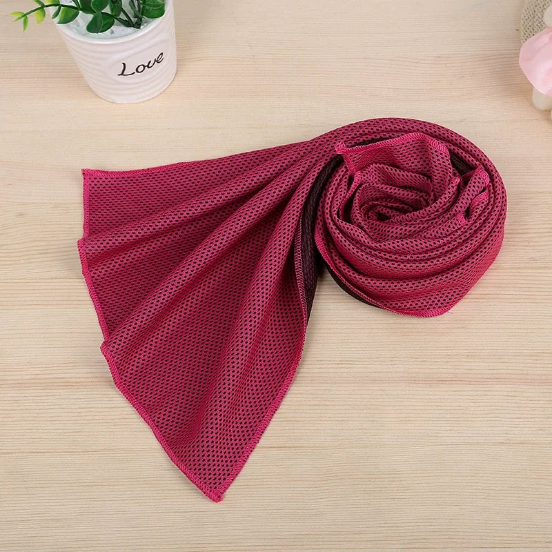 Instant Cooling Towel for Sports Fitness Workout and Yoga Sweat Relief