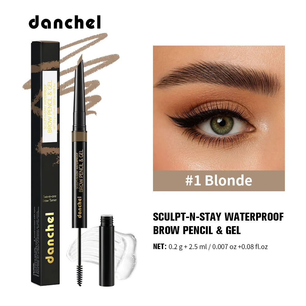 2 in 1 Waterproof Brow Pencil and Gel