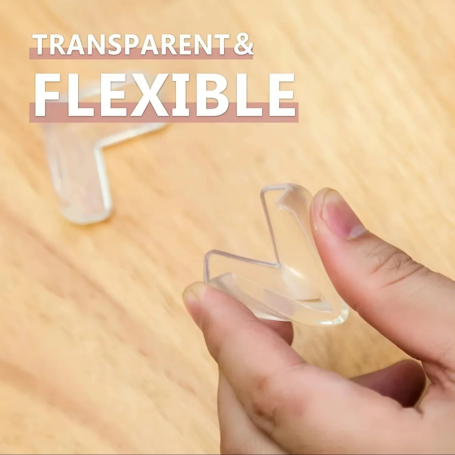 Baby Safety Corner Guards Clear Silicone Table Edge Protectors