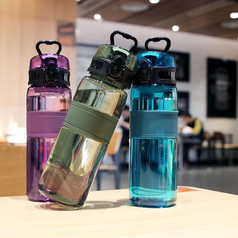 500ml Portable Sports Water Bottle Leak Proof Fitness Gym Drink Cup - 1