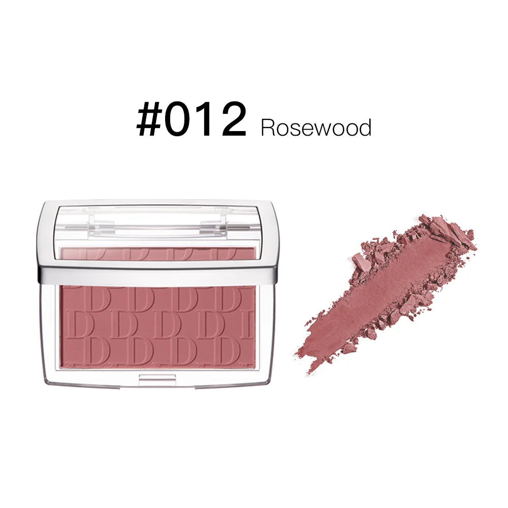 Matte Embossed Blush Palette and Brush Set