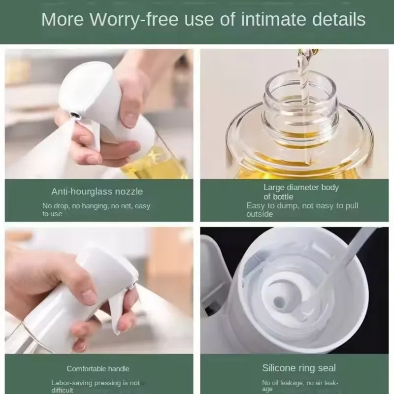 Kitchen Oil Sprayer Bottle Mist Dispenser for Cooking and Air Fryer