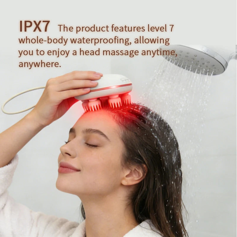 Cordless EMS Scalp Massager Electric Head Massager Body Scratcher